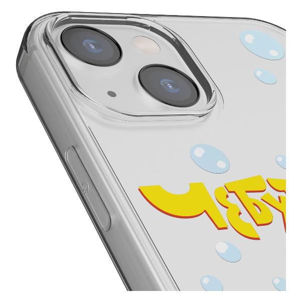 Чехол Mcover для iPhone 14, Чебурашка, Мыльные пузыри