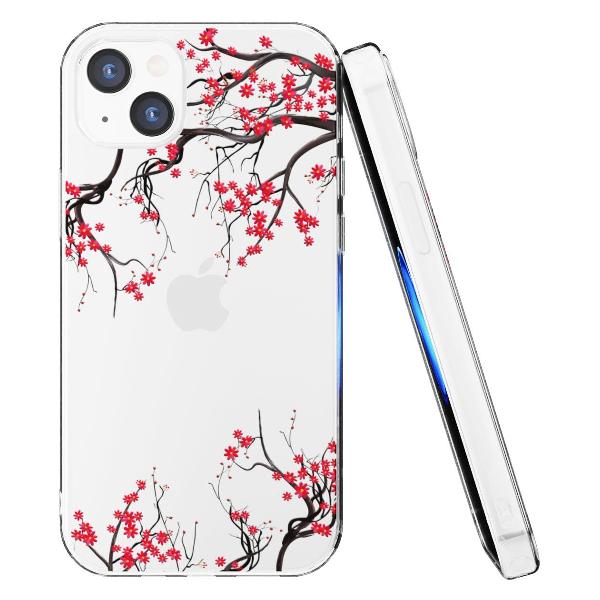 Чехол Mcover для iPhone 14 Plus, Сакура цветущая