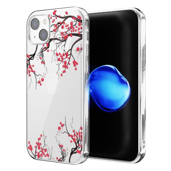 Чехол Mcover для iPhone 14 Plus, Сакура цветущая