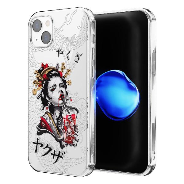 Чехол Mcover для iPhone 14 Plus, Гейша, аниме