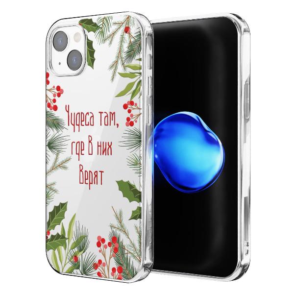 Чехол Mcover для iPhone 14 Plus, Рождество
