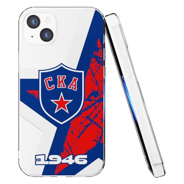 Чехол Mcover для iPhone 14 Plus, СКА: Эмблема клуба ver.2