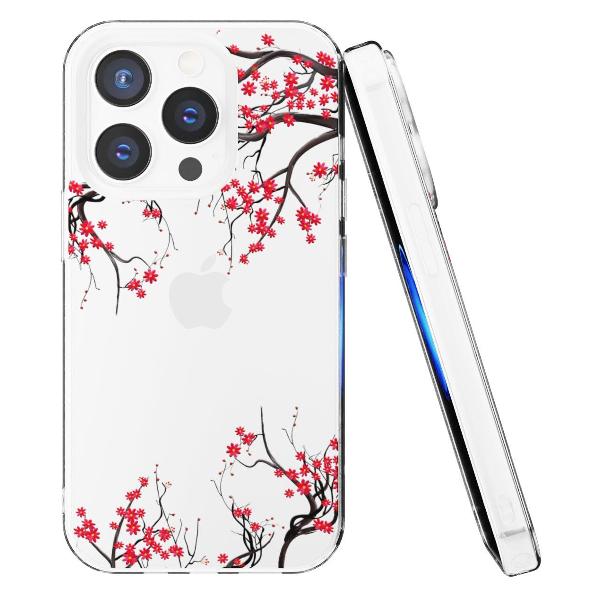 Чехол Mcover для iPhone 14 Pro, Сакура цветущая