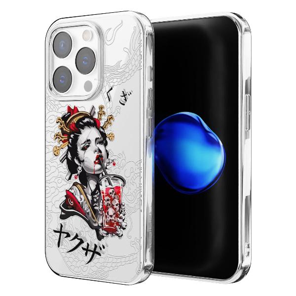 Чехол Mcover для iPhone 14 Pro, Гейша, аниме