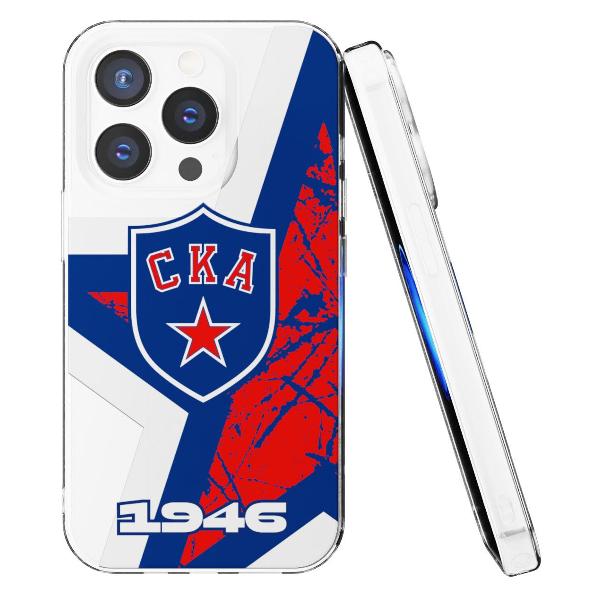 Чехол Mcover для iPhone 14 Pro, СКА: Эмблема клуба ver.2