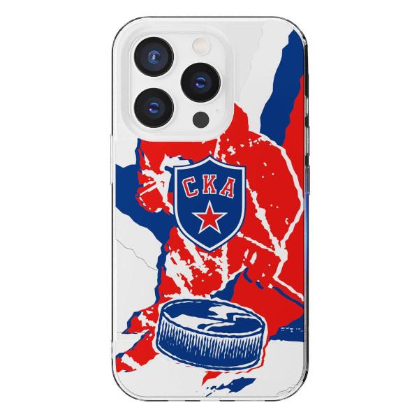 Чехол Mcover для iPhone 14 Pro, СКА: Шайба ver.1