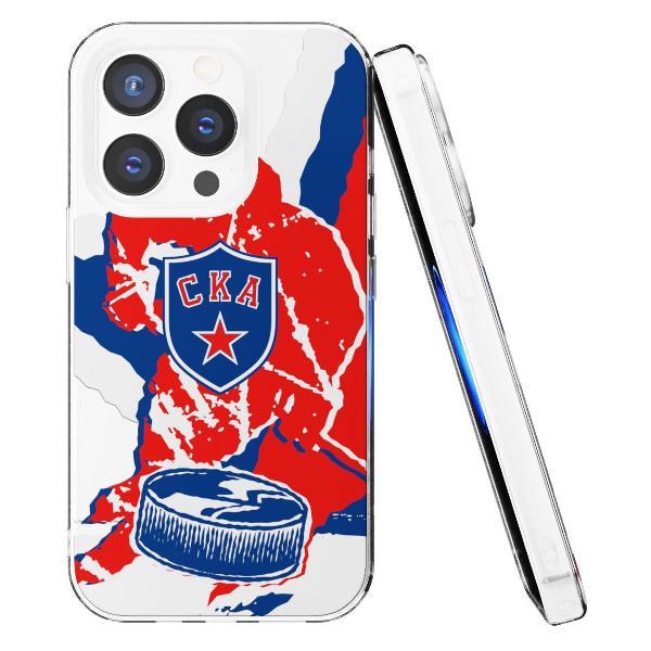 Чехол Mcover для iPhone 14 Pro, СКА: Шайба ver.1