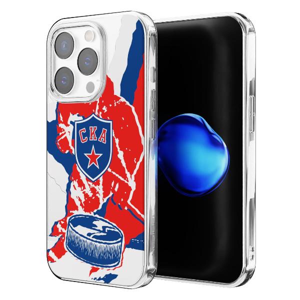 Чехол Mcover для iPhone 14 Pro, СКА: Шайба ver.1