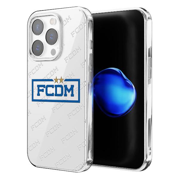 Чехол Mcover для iPhone 14 Pro, FC Dynamo Moscow