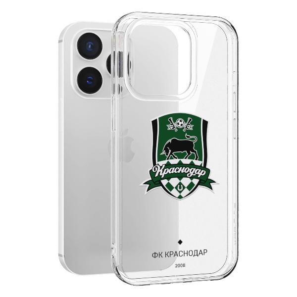 Чехол Mcover для iPhone 14 Pro, Краснодар: Эмблема клуба