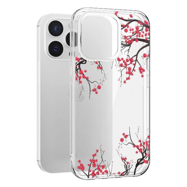 Чехол Mcover для iPhone 14 Pro Max Сакура цветущая