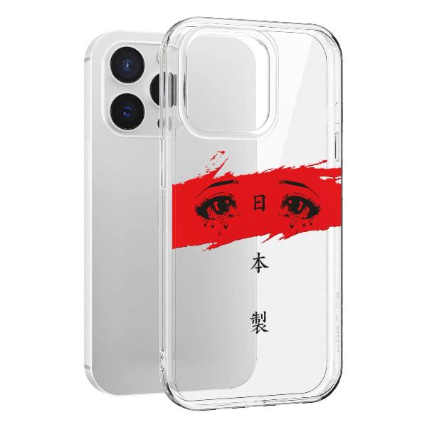 Чехол Mcover для iPhone 14 Pro Max Грустные глаза, аниме