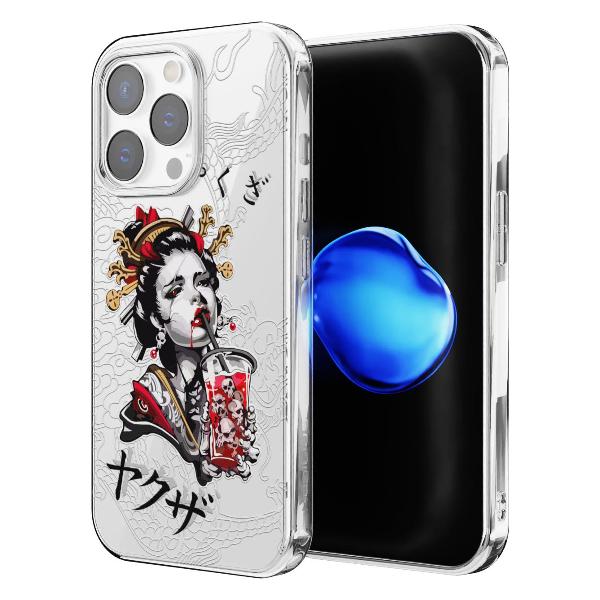 Чехол Mcover для iPhone 14 Pro Max Гейша, аниме