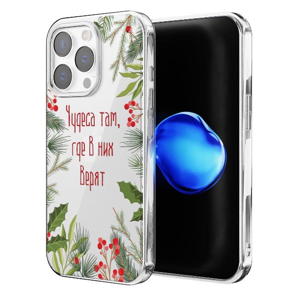 Чехол Mcover для iPhone 14 Pro Max Рождество