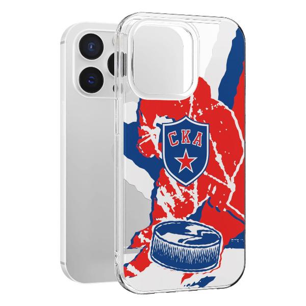 Чехол Mcover для iPhone 14 Pro Max СКА: Шайба ver.1