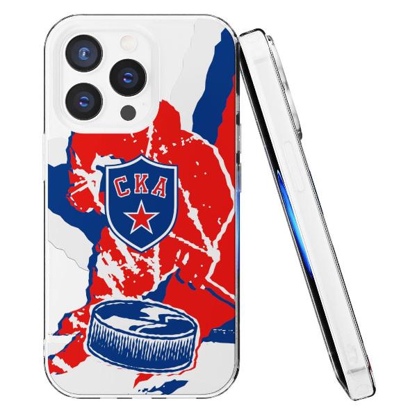 Чехол Mcover для iPhone 14 Pro Max СКА: Шайба ver.1