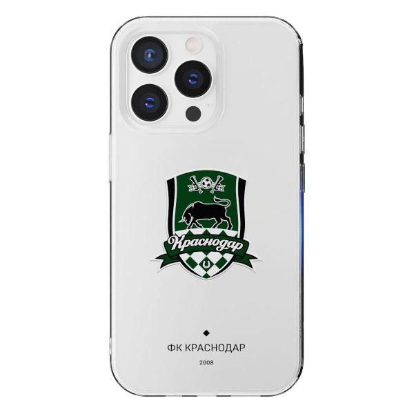 Чехол Mcover для iPhone 14 Pro Max Краснодар: Эмблема клуба