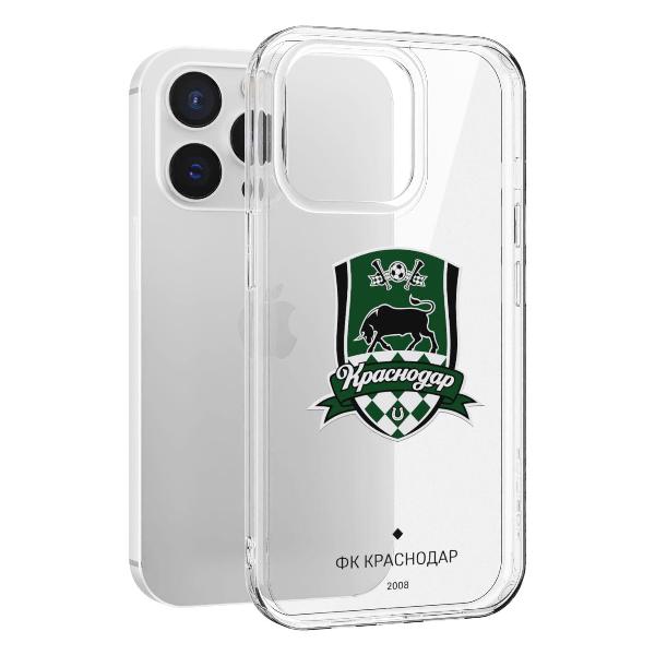Чехол Mcover для iPhone 14 Pro Max Краснодар: Эмблема клуба