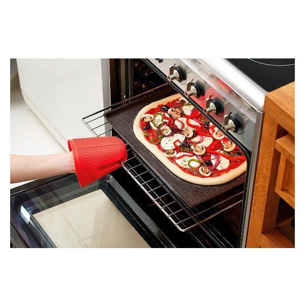 Коврик силиконовый Brabantia для выпечки пиццы, 40х30 см коричневый