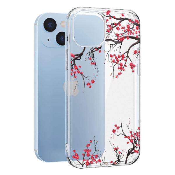 Чехол Mcover для iPhone 15, Сакура цветущая