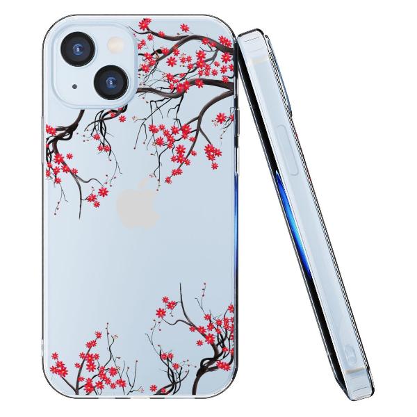 Чехол Mcover для iPhone 15, Сакура цветущая