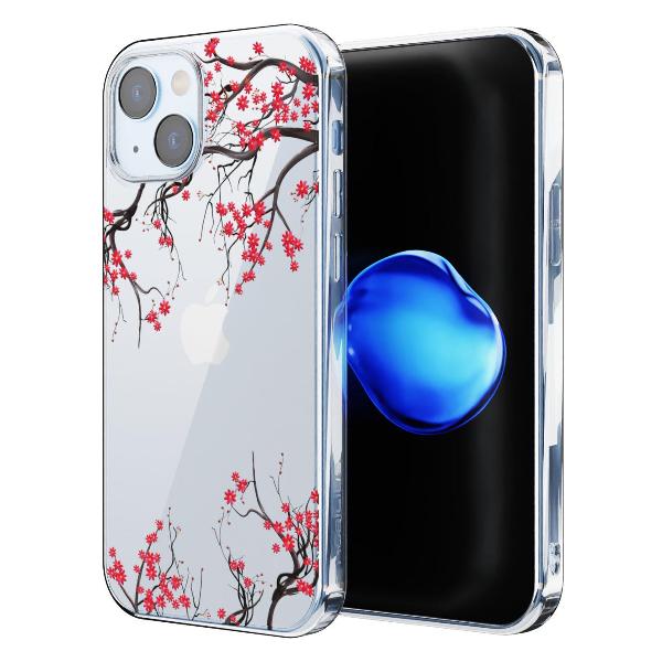 Чехол Mcover для iPhone 15, Сакура цветущая