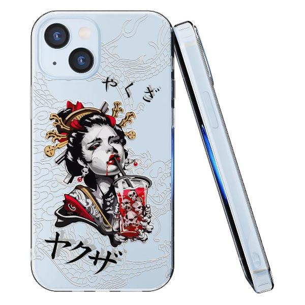 Чехол Mcover для iPhone 15, Гейша, аниме