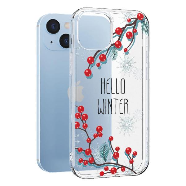 Чехол Mcover для iPhone 15, Привет, Зима