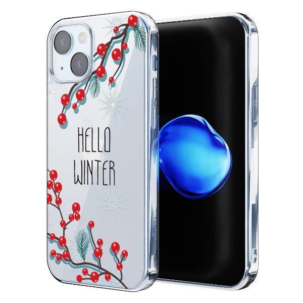 Чехол Mcover для iPhone 15, Привет, Зима