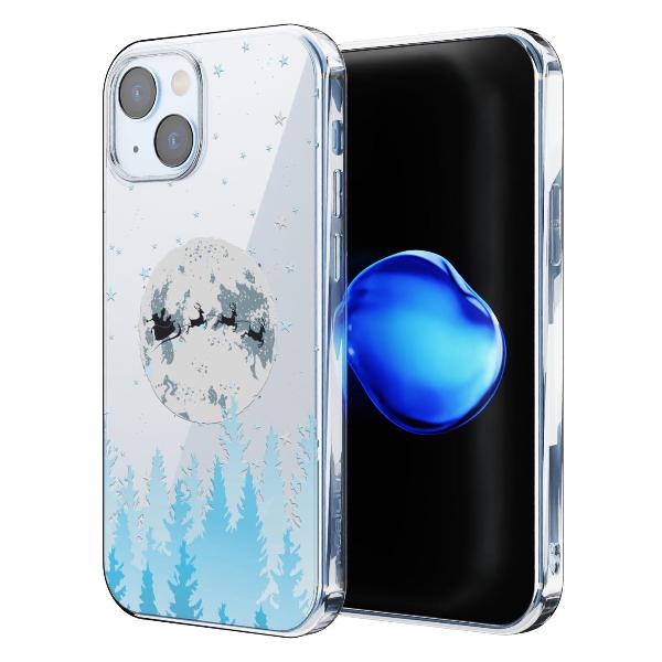 Чехол Mcover для iPhone 15, Олени Санты