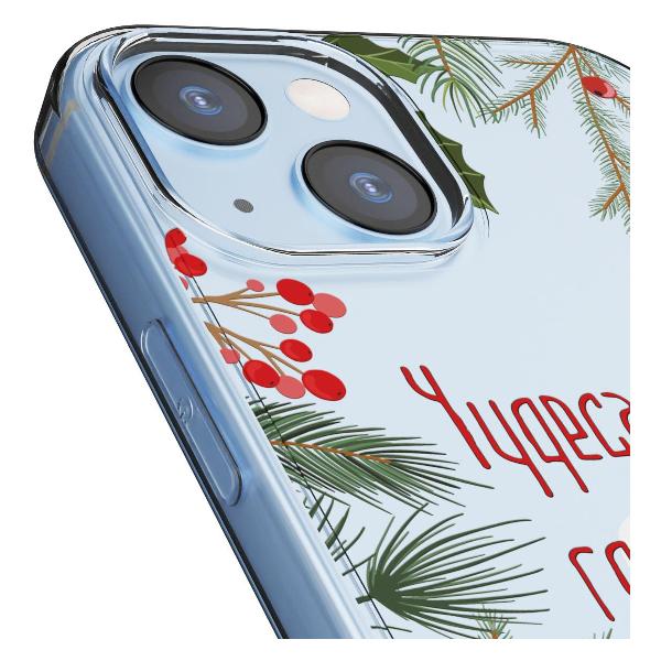 Чехол Mcover для iPhone 15, Рождество
