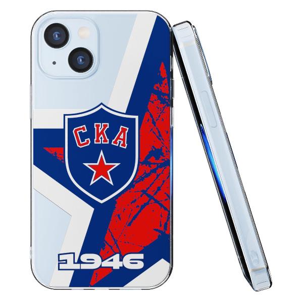 Чехол Mcover для iPhone 15, СКА: Эмблема клуба ver.2