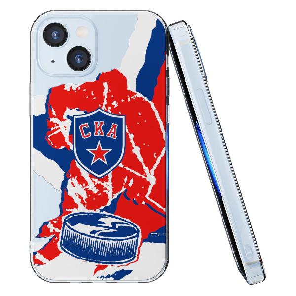 Чехол Mcover для iPhone 15, СКА: Шайба ver.1