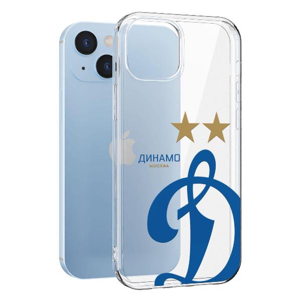 Чехол Mcover для iPhone 15, Динамо - Эмблема клуба