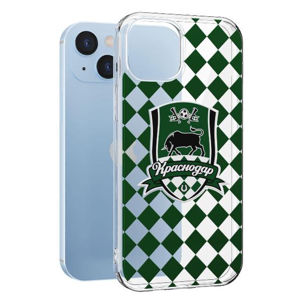 Чехол Mcover для iPhone 15, Краснодар: Эмблема на черном