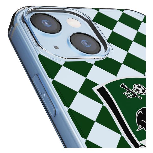 Чехол Mcover для iPhone 15, Краснодар: Эмблема на черном