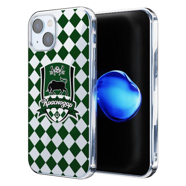 Чехол Mcover для iPhone 15, Краснодар: Эмблема на черном