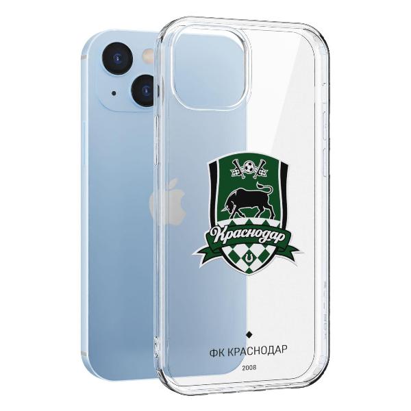 Чехол Mcover для iPhone 15, Краснодар: Эмблема клуба