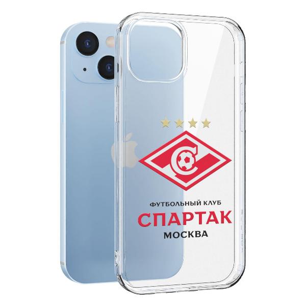 Чехол Mcover для iPhone 15, Российский футбольный клуб Спартак