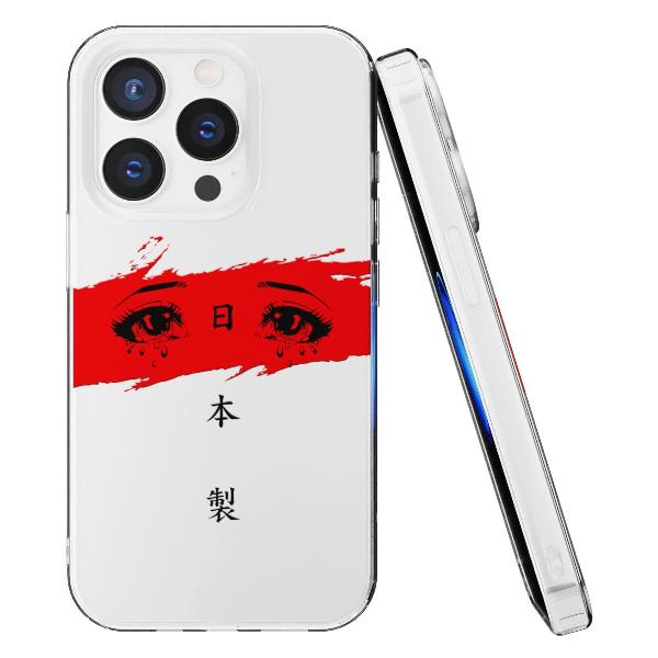 Чехол Mcover для iPhone 15 Pro, Грустные глаза, аниме