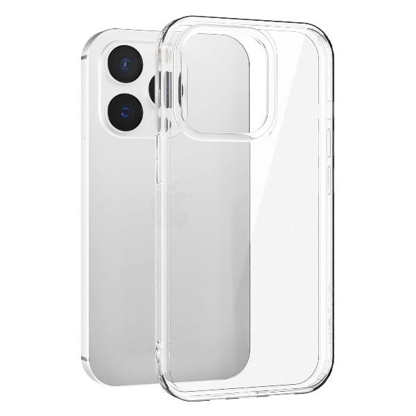 Чехол Mcover для iPhone 15 Pro, Прозрачный