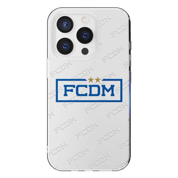 Чехол Mcover для iPhone 15 Pro, FC Dynamo Moscow
