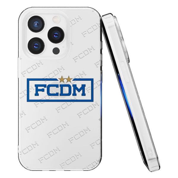 Чехол Mcover для iPhone 15 Pro, FC Dynamo Moscow