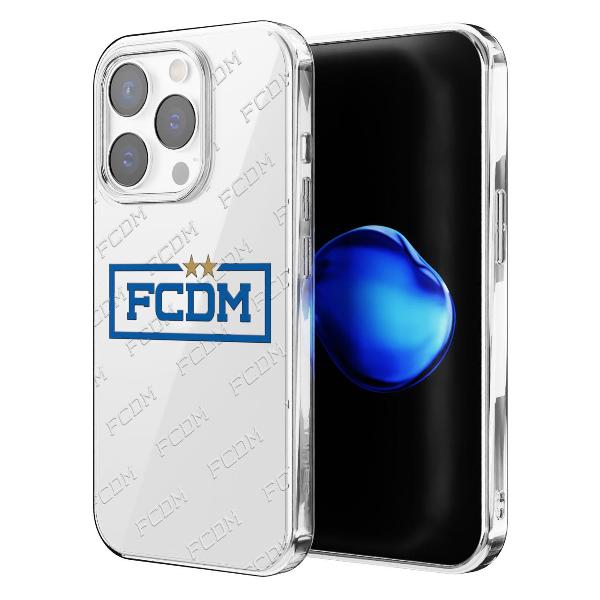 Чехол Mcover для iPhone 15 Pro, FC Dynamo Moscow