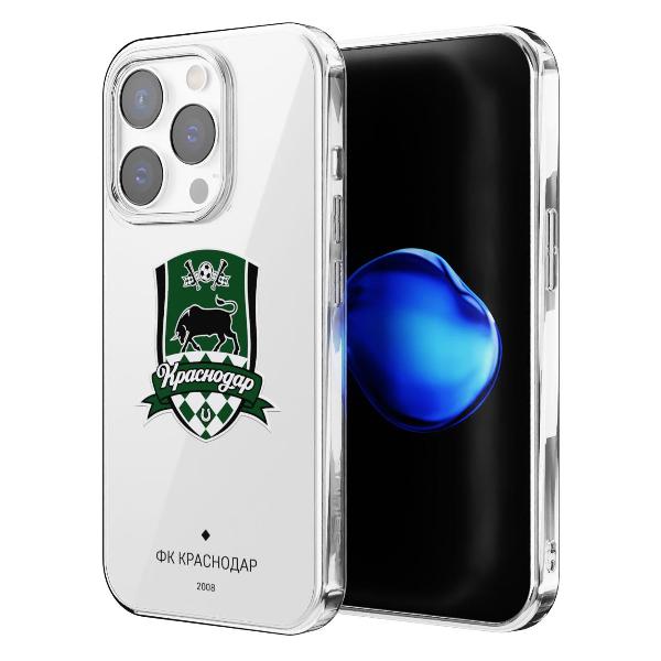 Чехол Mcover для iPhone 15 Pro, Краснодар: Эмблема клуба
