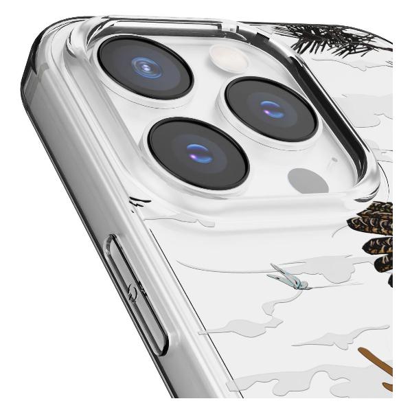 Чехол Mcover для iPhone 15 Pro, Ежик в тумане и сова