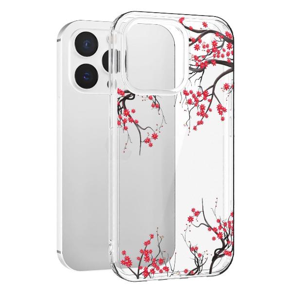 Чехол Mcover для iPhone 15 Pro Max, Сакура цветущая