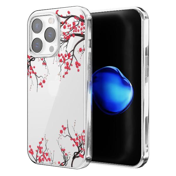 Чехол Mcover для iPhone 15 Pro Max, Сакура цветущая