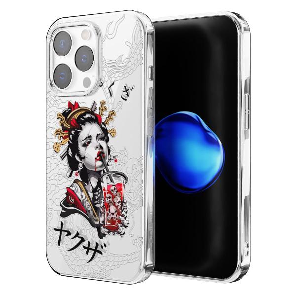 Чехол Mcover для iPhone 15 Pro Max, Гейша, аниме