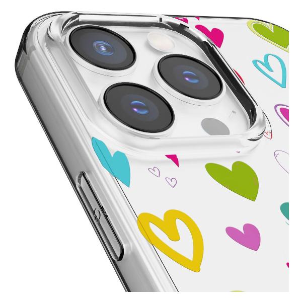 Чехол Mcover для iPhone 15 Pro Max, Сердечки